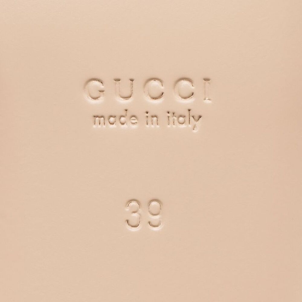 Gucci Embroidered Logo Web Slide Sandals - Size 9 / 39 - Picture 7 of 8